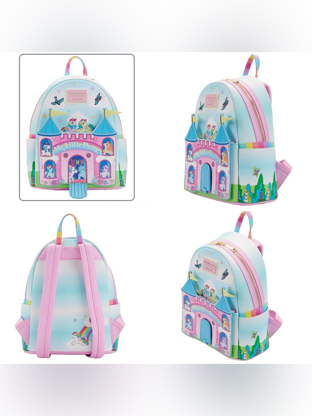 NWOT Loungefly My Little Pony Castle Mini
Backpack